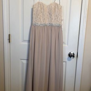 David’s bridal bridesmaid dress